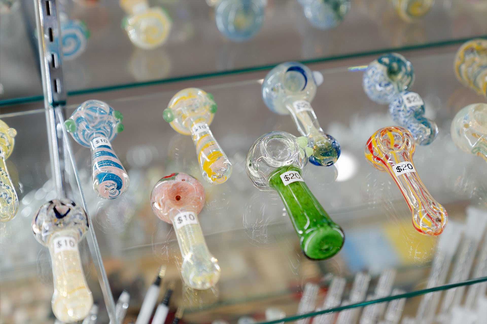 Glass pipes and accessories