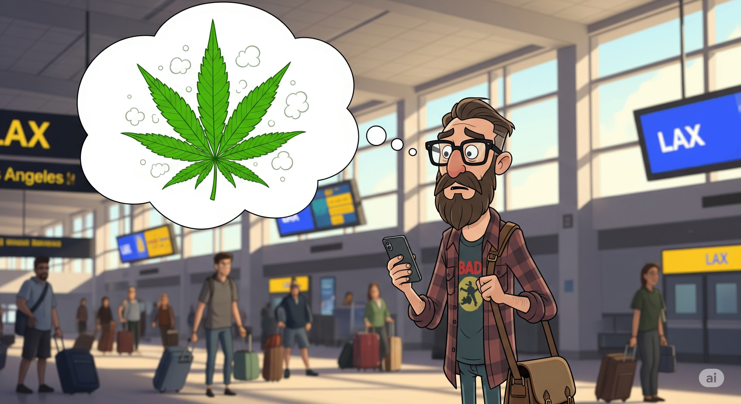 is there a dispensary in LAX airport