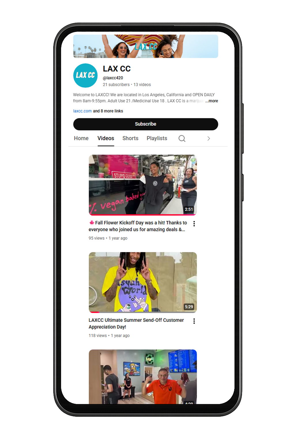 Best LA Dispensary near LAX Airport - YouTube Channel