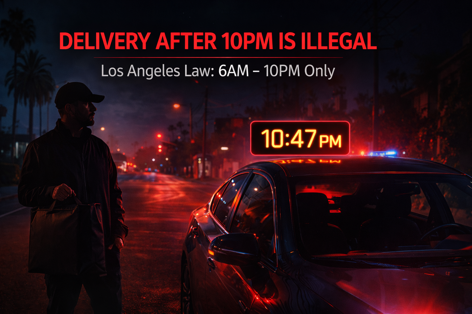 Cannabis dispensary curfew hours in Los Angeles - legal operating hours 6 AM to 10 PM