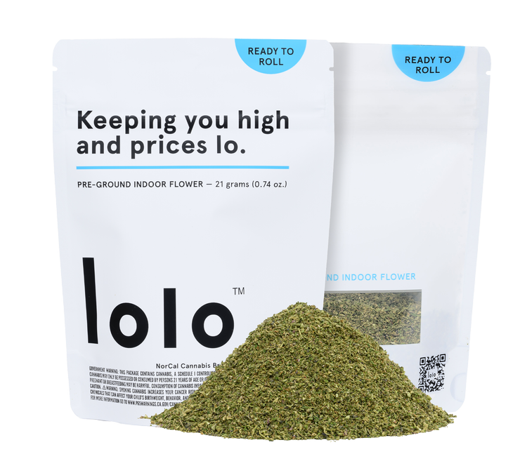 LoLo ground indoor flower, 21 grams for $36 tax included