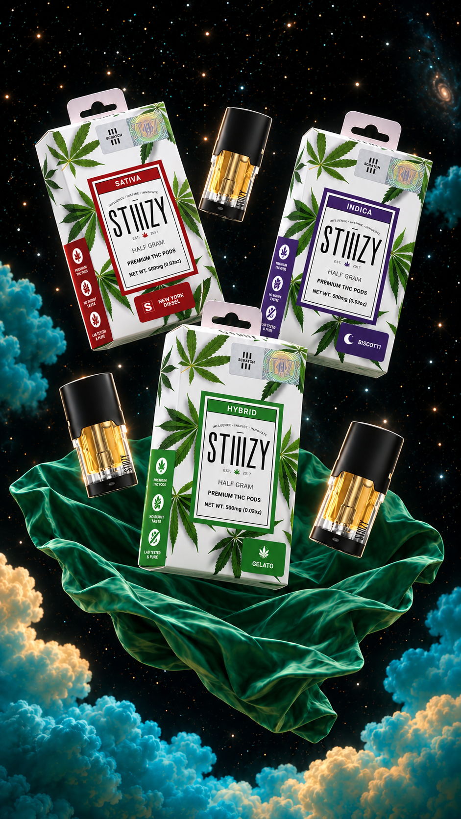 STIIIZY THC Pods Buy One Get One Deal