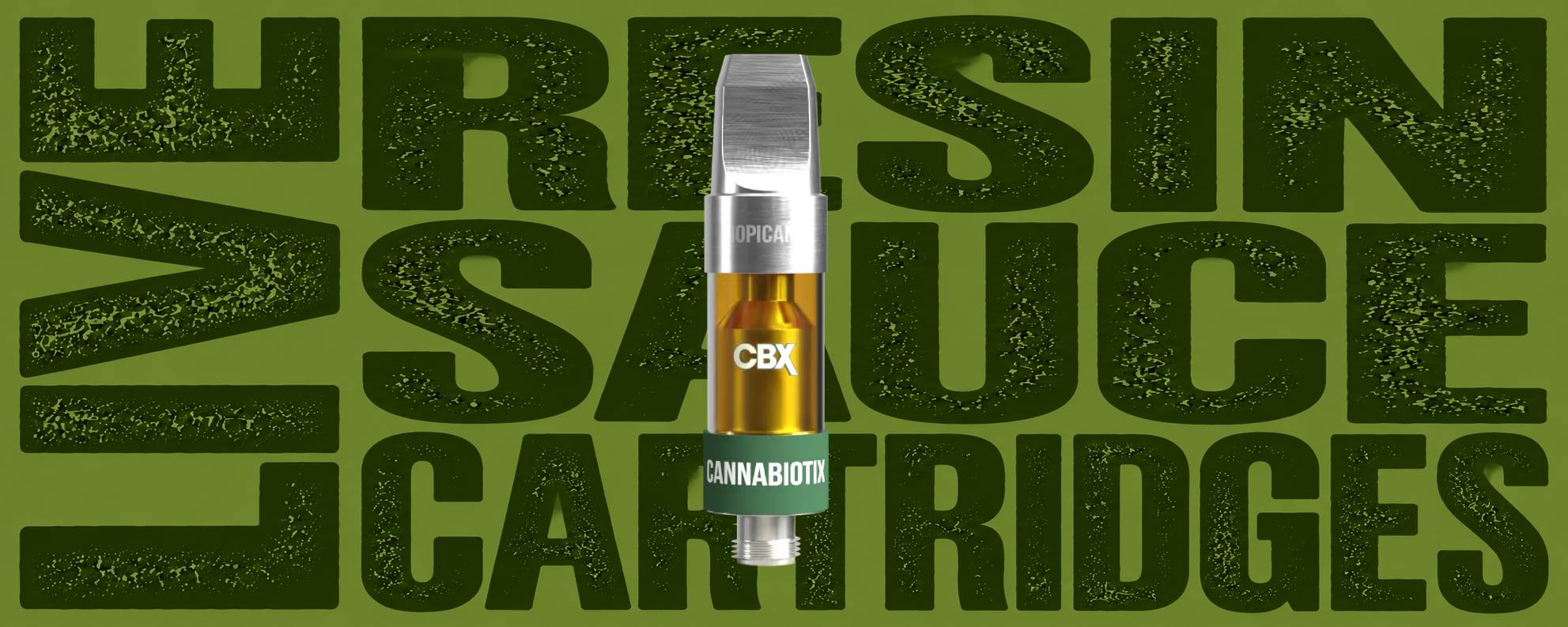 Cannabiotix sauce cartridges, half gram, up to 77% THC